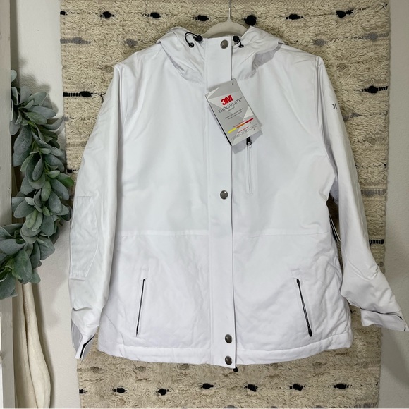 NWT Hurley White Peak Snow thinsulate Jacket Size XL